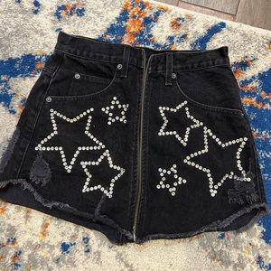 Carmar denim skirt